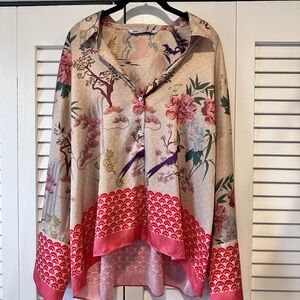 Zara Multicolor Floral Kimono